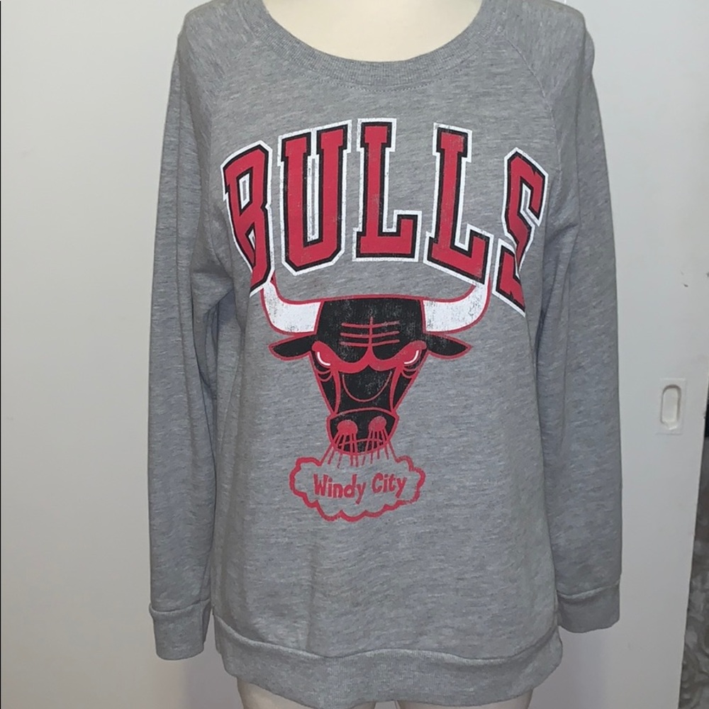 Chicago Bulls Sweater Hardwood Classics Size Small